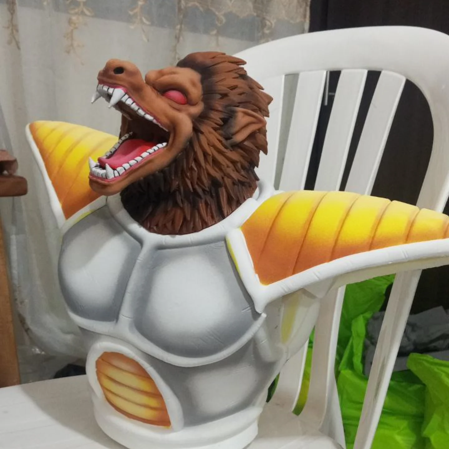 Busto pintado, impreso en 3D